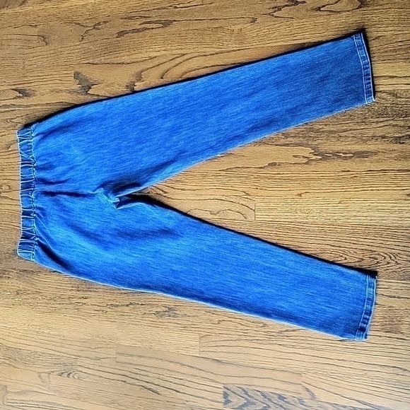 Soft Surroundings Denim Pullon Jean Elastic Band Streatchy Straight Medium Wash - Picture 8 of 14